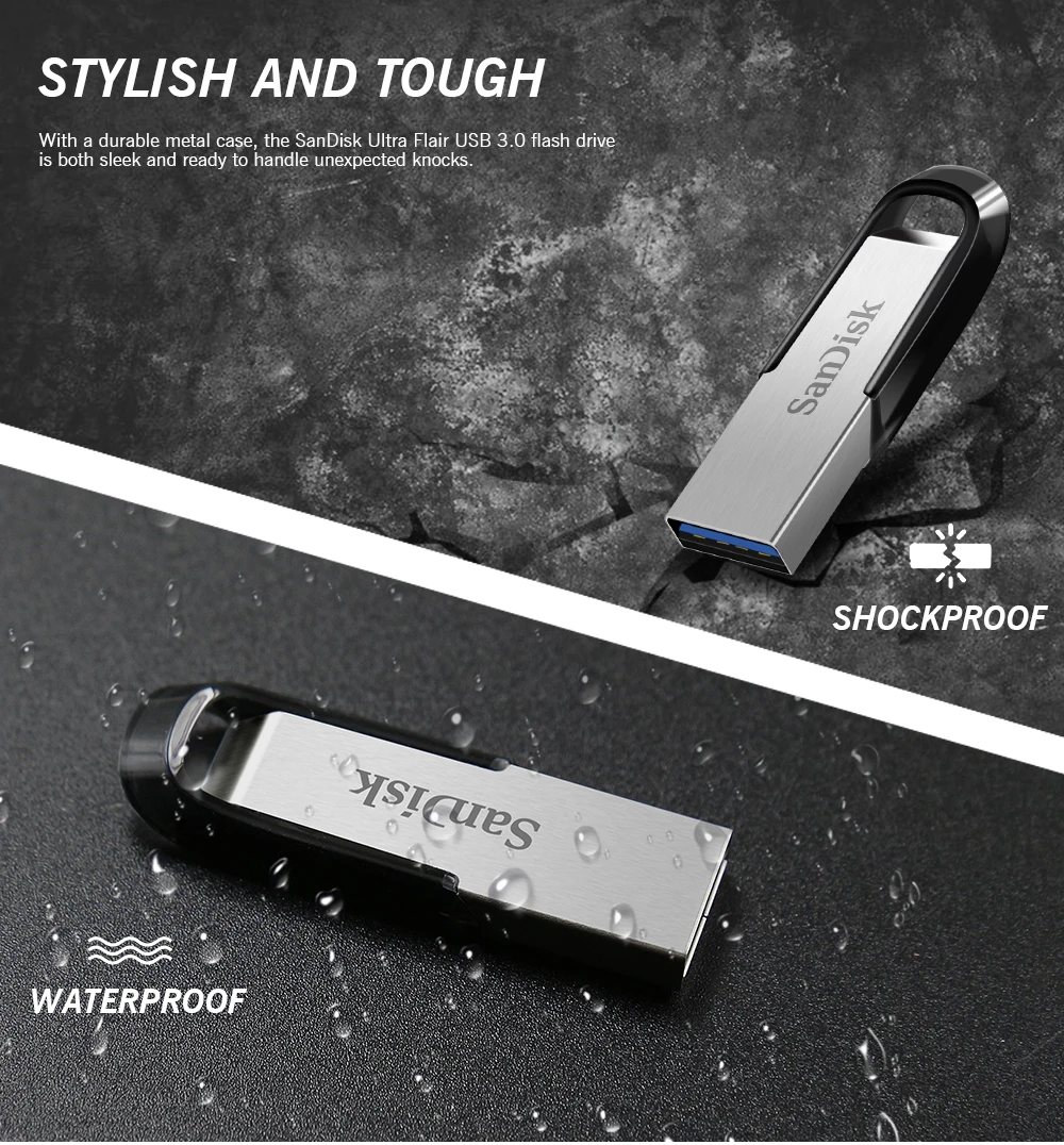 USB флеш-накопитель SanDisk CZ73, 128 ГБ, 64 ГБ, 32 ГБ, USB 3,0, металлический накопитель для шифрования, 16 ГБ, карта памяти, устройство для хранения, u-диск