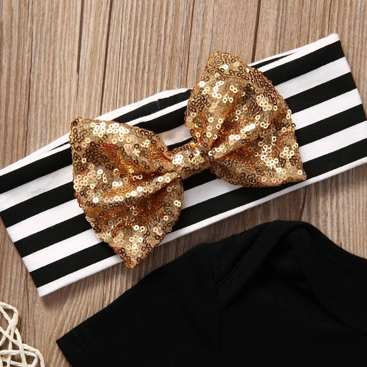 Комплект одежды из 3 предметов для маленьких девочек Детский комбинезон