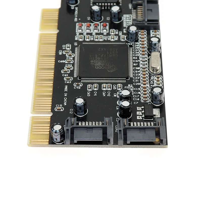 Aneew 4 Порты PCI SATA Raid контроллер внутренняя карта расширения адаптер конвертер Sil 3114