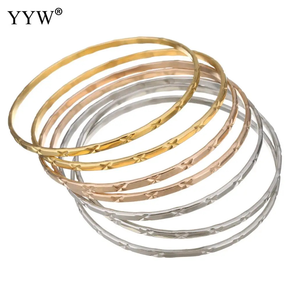 7 шт./компл. Женский комплект из браслета и нержавеющей стали|bangle set|bracelets & banglesbangles