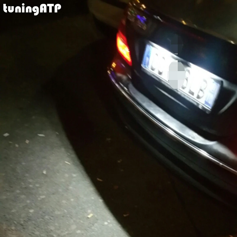 Tuningmatp SMD светодиодный светильник номерного знака Лампы для Mercedes Benz C Class W202 Sedan