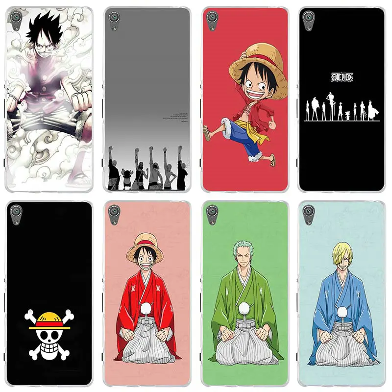 One Piece Japanese Anime Luffy Zoro Soft Phone Case for Sony Xperia E3 E5 T3 M2 M4 M5 XA XZ Z Z1 Z2 Z3 Z4 Z5 Compact |
