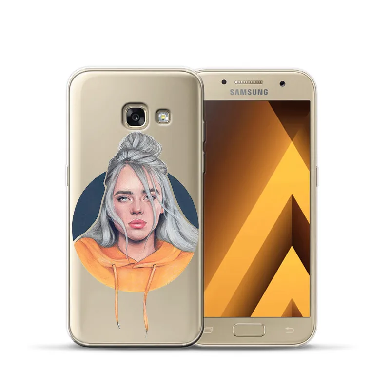 Billie eilish для samsung Galaxy A9 A8 A7 A6 A5 A3 A10 A30 A20 A50 A70 A60 A40 A20E крышка чехол Funda Coque Etui