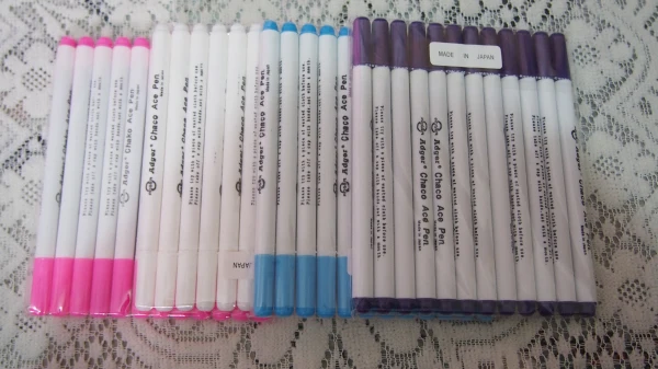 12 шт./лот фиолетовый цвет стираемая ручка сделай сам чернила маркеры ткань маркер