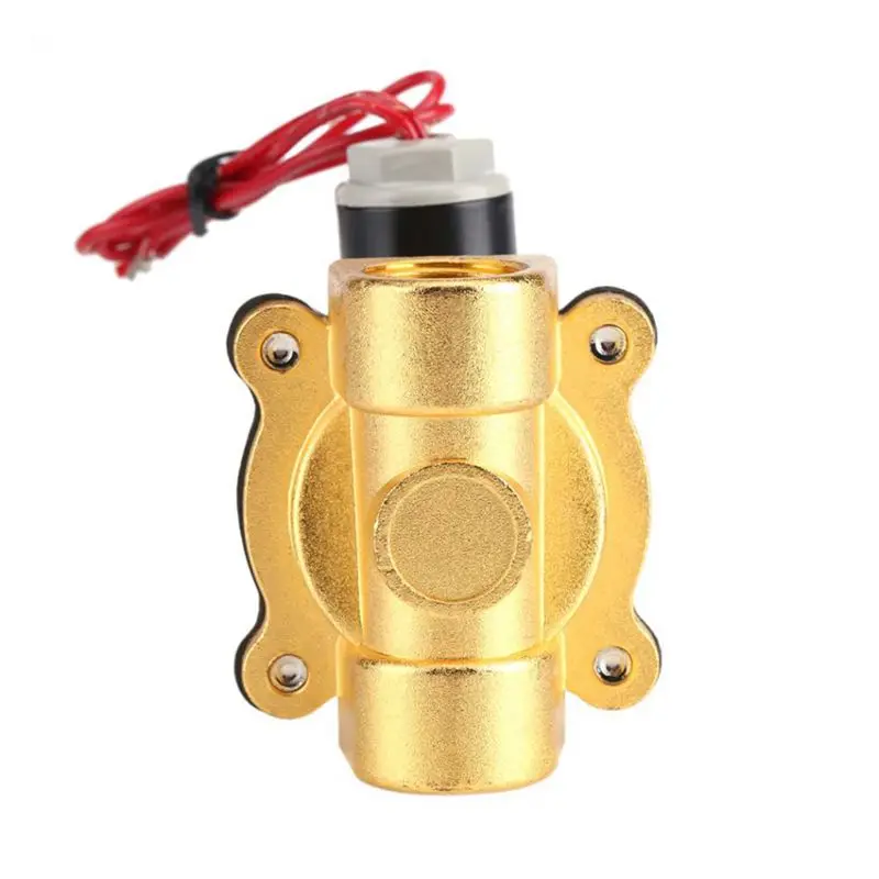 220V DN15 1/2in Электрический нормально закрытый клапан электромагнитный клапан для воды, воздуха на дизельном топливе, керосине Внутренний Аксессуары газа