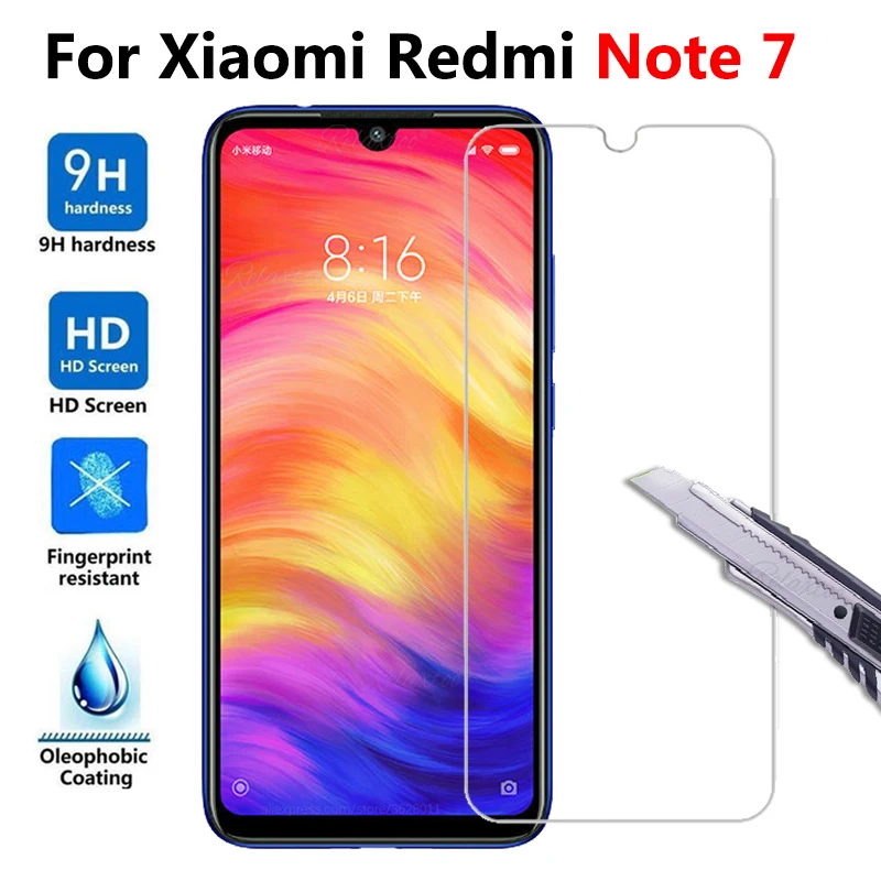 Защитное стекло для Redmi Note 7 закаленное Xiaomi 6 Pro 5 Plus 9H пленка экрана redmi pro 7|Защитные