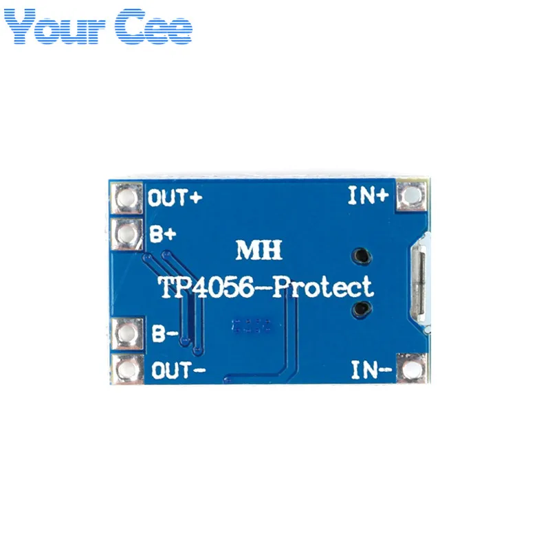 10 шт потребительских упаковок для микро USB 5V 1A 18650 TP4056 модуль зарядного устройства литиевой батареи зарядная плата с двухканальная видеокамера с защитой функции 1A литий-ионный аккумулятор