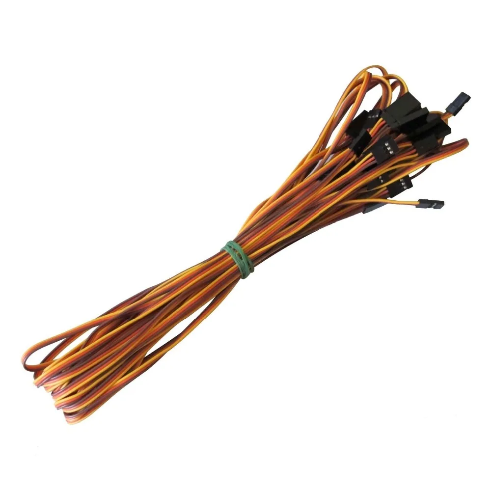 10X/20X/50X100X1000 мм сервоудлинитель кабель провод JR Futaba 100 см 26AWG|futaba fasst|futaba 12futaba square |