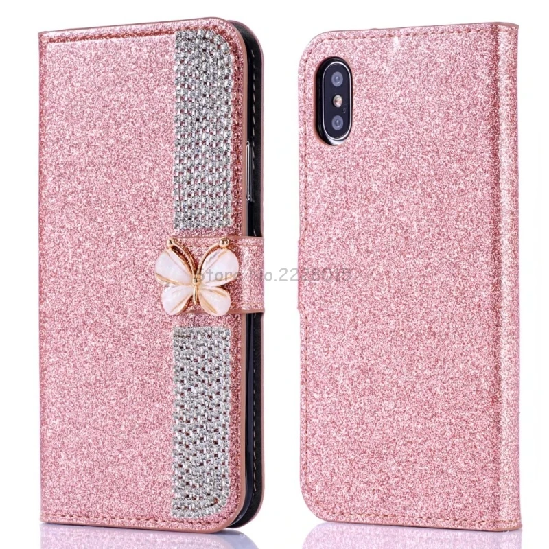Роскошный кожаный чехол-бумажник для iPhone X 10 5 5S SE 6 6S 7 8 Plus | Мобильные телефоны и