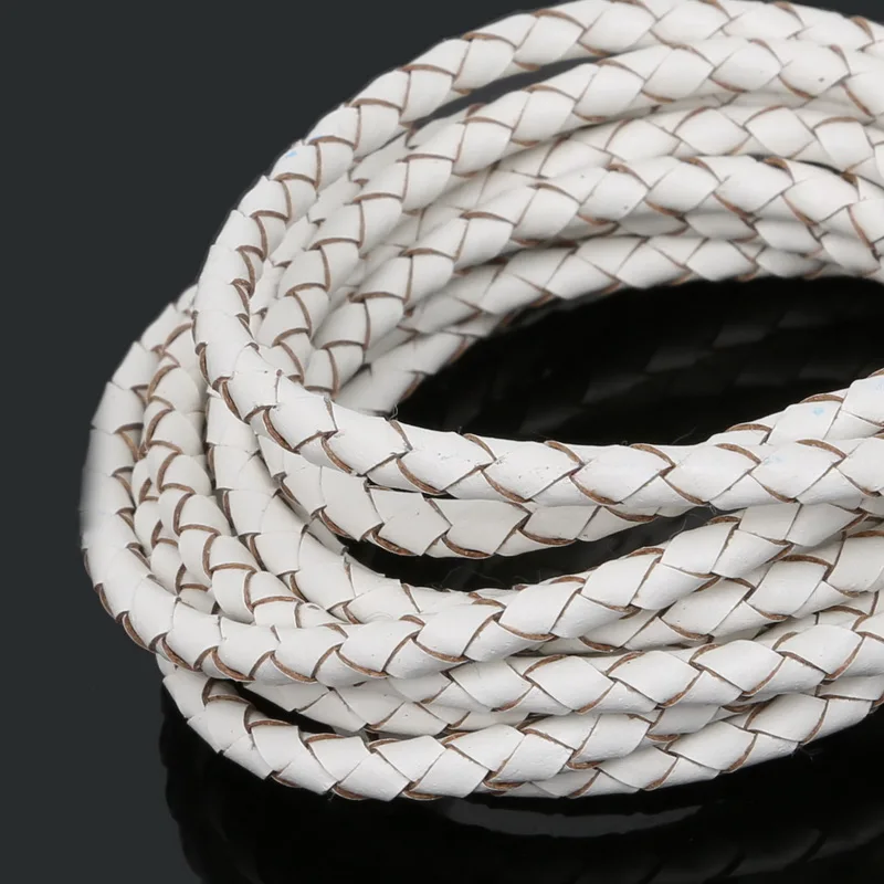 Диаметр 4 мм 2 метра цветной шнур плетеный подлинный веревочный ожерелье браслет