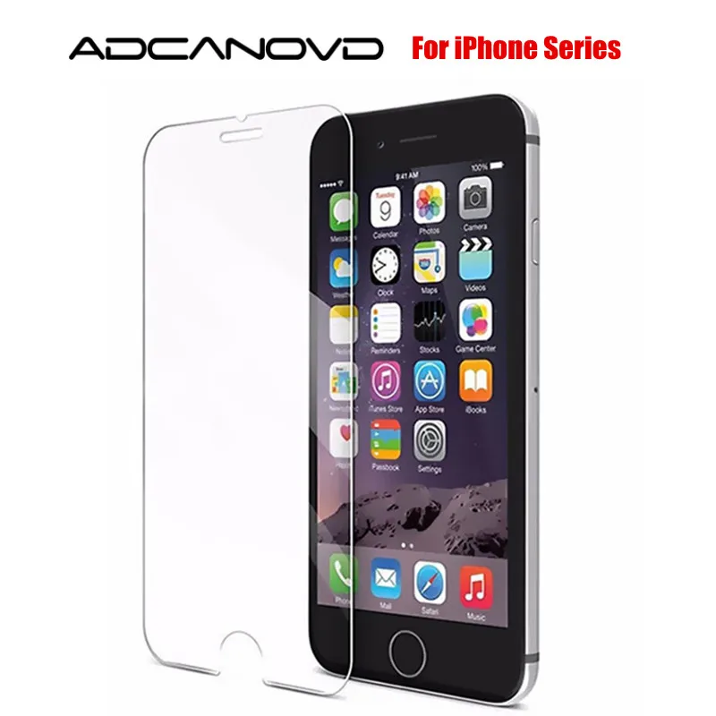 10 шт./лот закаленное стекло для iphone 6 6s 7 8 plus Защитная пленка экрана x 5 5S se |