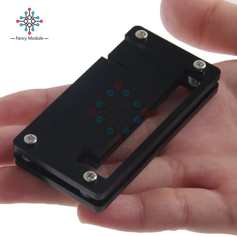 Для Raspberry Pi акриловый нулевой корпус черный защитная коробка|box box|box blackbox for |