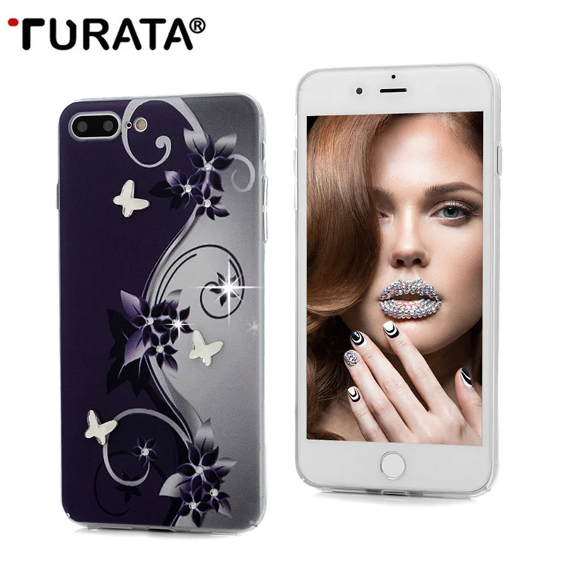 Роскошный чехол со стразами и блестками для Apple iPhone 7 Plus 5 &quotс принтом 3D Bling