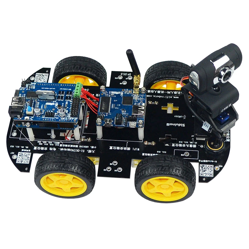 Wifi умный автомобиль робот Комплект для arduino iOS видео беспроводной пульт