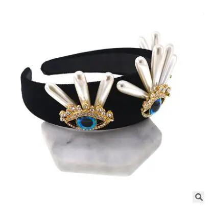 Новинка 2019 модные ободки для волос в стиле ретро барокко ободок с пряжкой и