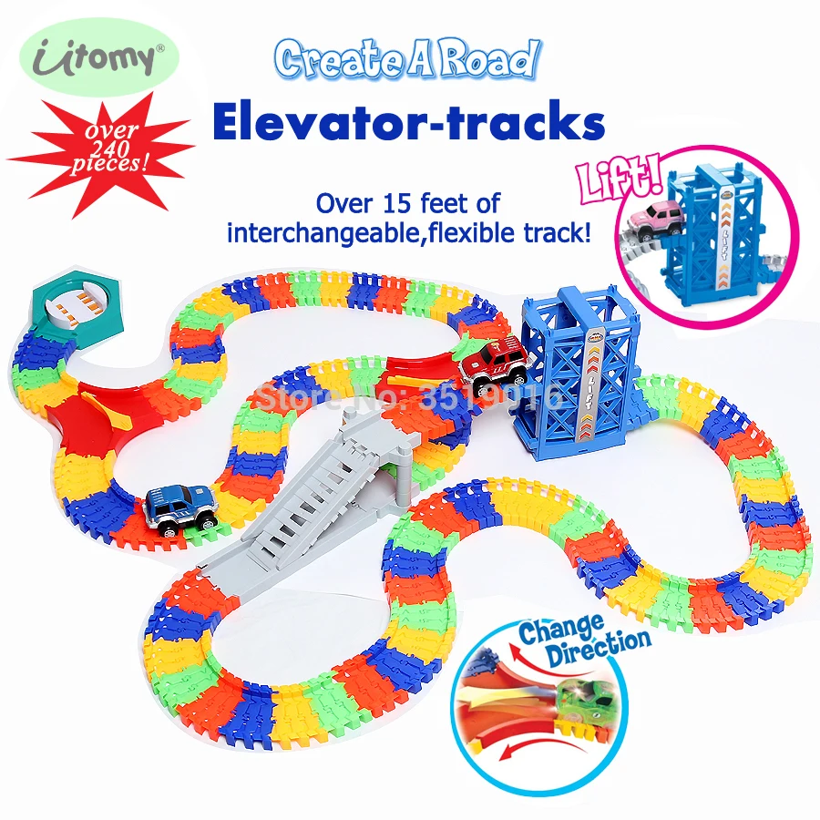 Делюкс Создайте дорогу с подъемником 15 футов гибкой дороги интеллектуально