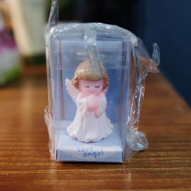 A angel candle Ангел крылья флаг гирлянда светильник Ангел Свеча Свадебный кекс торт комплект экстракласса вечерние украшения день рождения флажки для торта выпечки Декор - Цвет: A angel candle