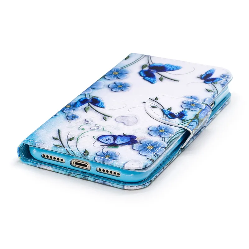 Чехол Wekays для Iphone X, кожаный чехол с цветочным рисунком для Apple Iphone X, 5, 5S, SE, 6, 6s Plus, 6 plus, 7, 8 Plus, 7 plus, 8 plus, чехол s