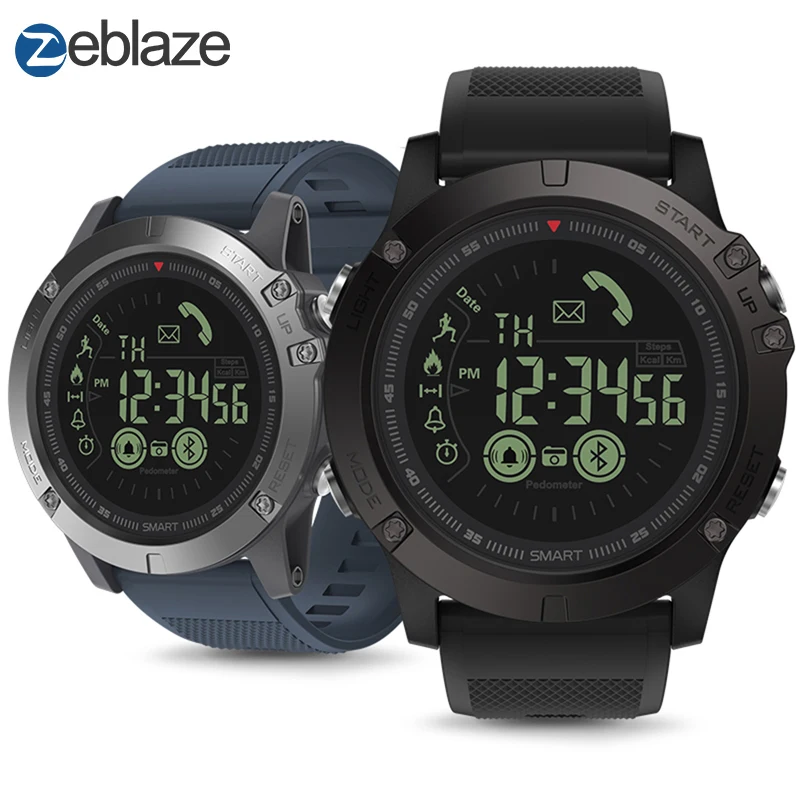Флагманские Смарт-часы Zeblaze VIBE 3, 33 месяца, время ожидания, 24 часа, всепогодный мониторинг, Смарт-часы для IOS и Android