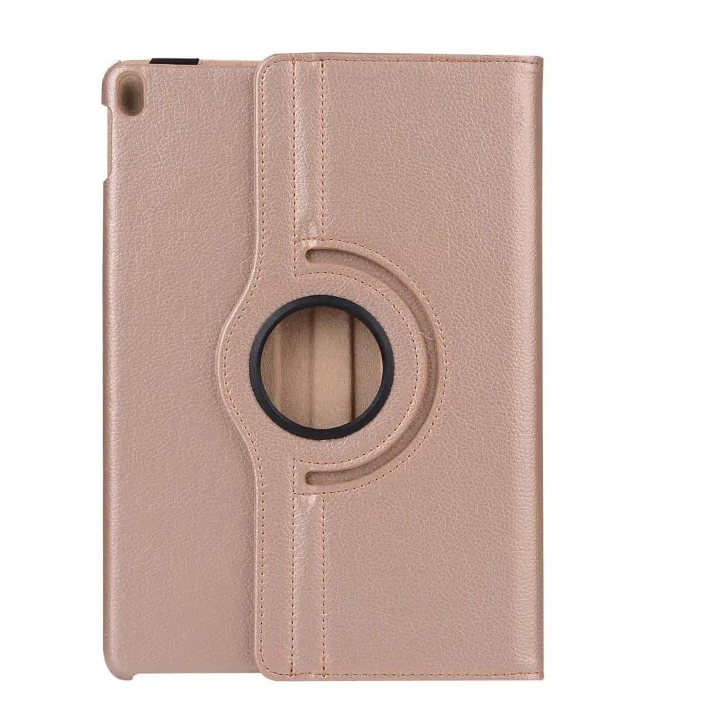 Золотой Чехол для iPad Pro 10,5, WEFOR из искусственной кожи с откидной крышкой, смарт-подставка, вращающаяся на 360 градусов, для нового iPad Pro, 10,5 дюймов, чехол - Цвет: Золотой