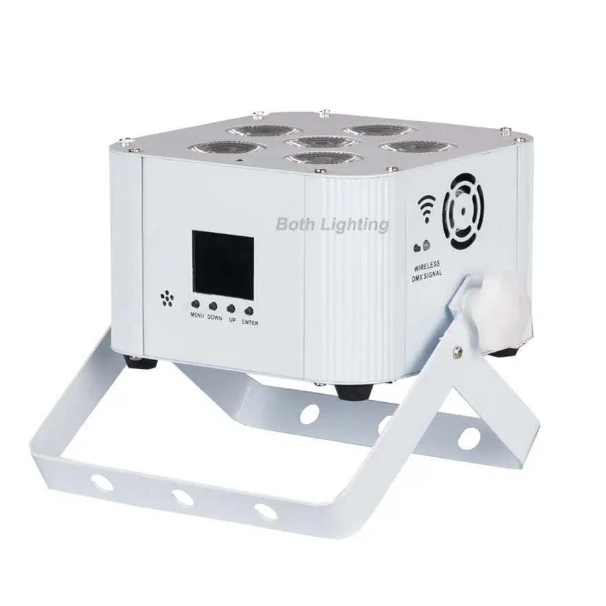 Беспроводной светодиодный светильник Par Wash Uplighting 6X18W RGBWA 6 в 1 DMX DJ Disco Свадьба