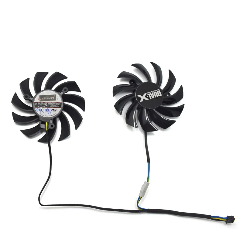 Вентилятор 75 мм FD7010H12S Dual X HD7850 4 контактный кулер для замены Sapphire 1 ГБ GDDR5 HD 7850 карты