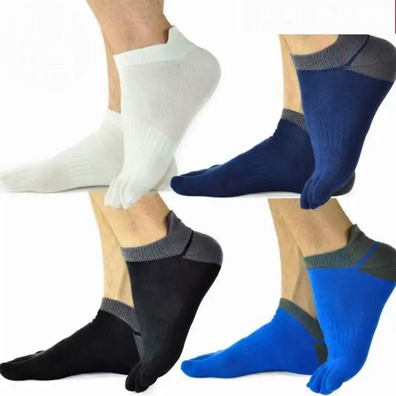 5 пара/лот новые мужские носки хлопковые Meias с пятью пальцами размер 38-44 Calcetines по