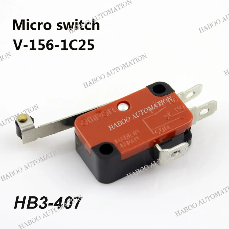 50 шт./лот 3 контакта Лифт концевой выключатель V 156 1C25 Мгновенный Микро