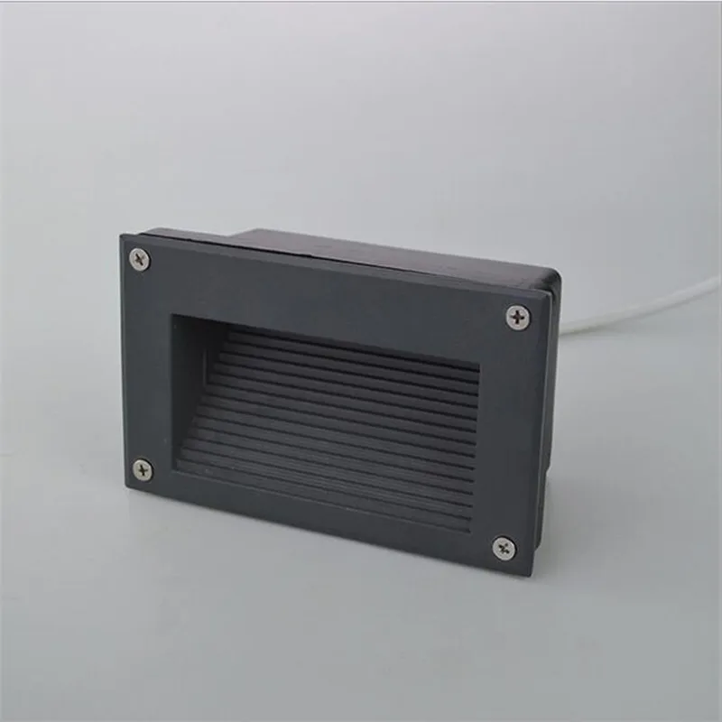 Светодиодная угловая настенная лампа 9 Вт Встраиваемая ступенчатая для лестницы