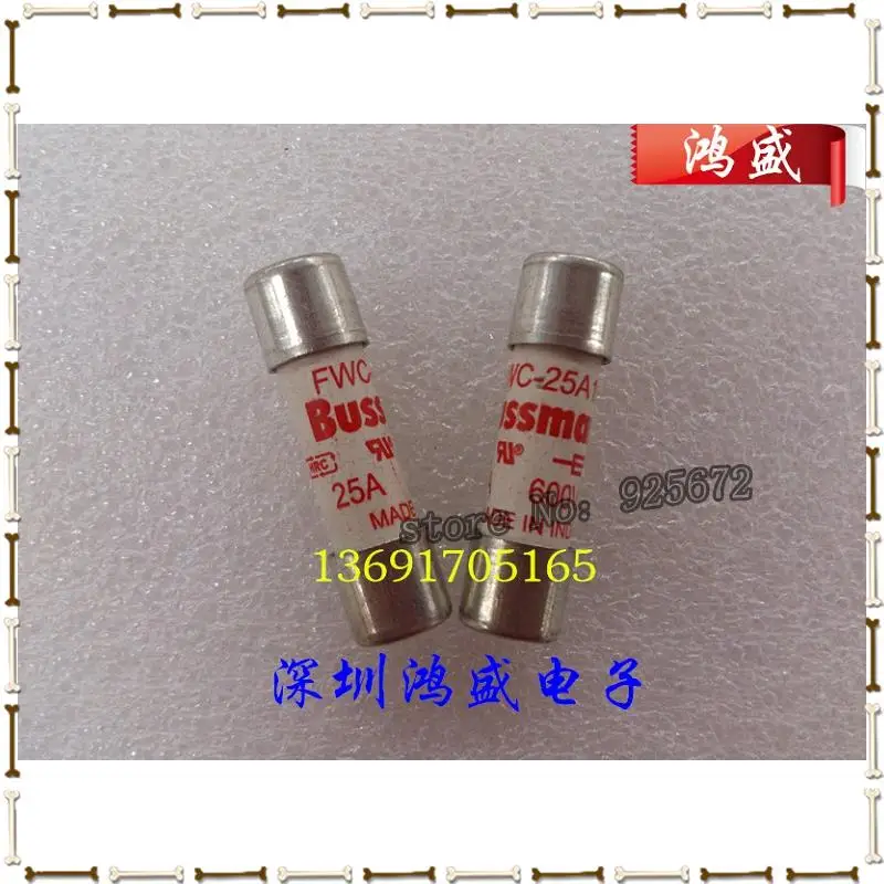 Быстрый предохранитель FWC 25 a10f страхование трубка 600 В А бесплатная 10 × 38