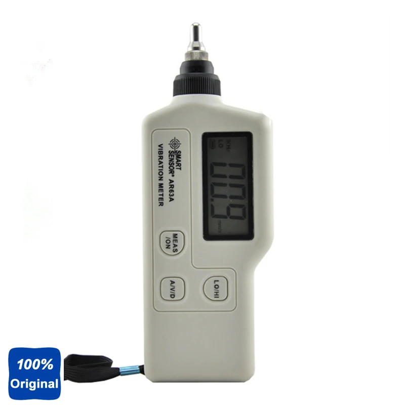 100% Оригинальный портативный Вибрационный измеритель AS63A цифровая вибрационная