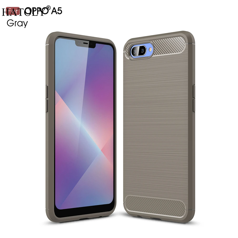 Чехол для OPPO A5 деловой стиль мягкий силиконовый резиновый чехол телефона бампер |