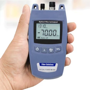 Оптоволоконный измеритель мощности Mini FTTH 2-в-1 и визуальный локатор неисправности 10 мВт 10 км TL520 -70 дБм  + 10 дБм FC2,5 мм Универсальный интерфейс