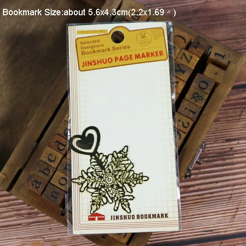 5pcs snowflake 5 шт золотые металлические закладки хорошие счастливые перьевые закладки Цветочные листья вечерние украшения Рождественские подарки книжные маркеры Вечерние - Цвет: 5pcs snowflake