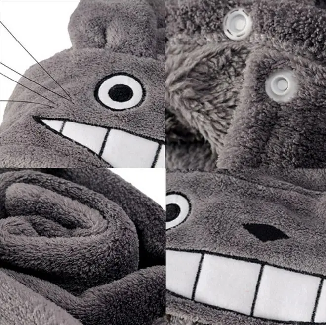 Новое поступление красивая мягкая плюшевая накидка Totoro с рисунком кота