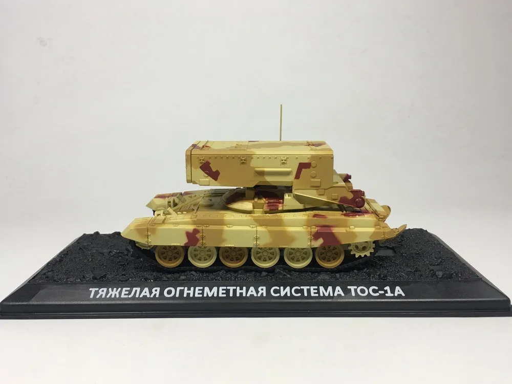 I XO 1:72 heavy flamethrower system tos-1a boutique alloy Tank toys for children kids Model original box |