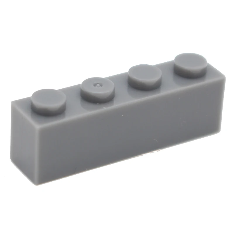 Dark grey Строительный кирпич 1x4(3 h) 3010 Moc креативный сделай сам, обучающий Основные блоки, классические наборы, совместимые со сборками частиц - Цвет: Dark grey