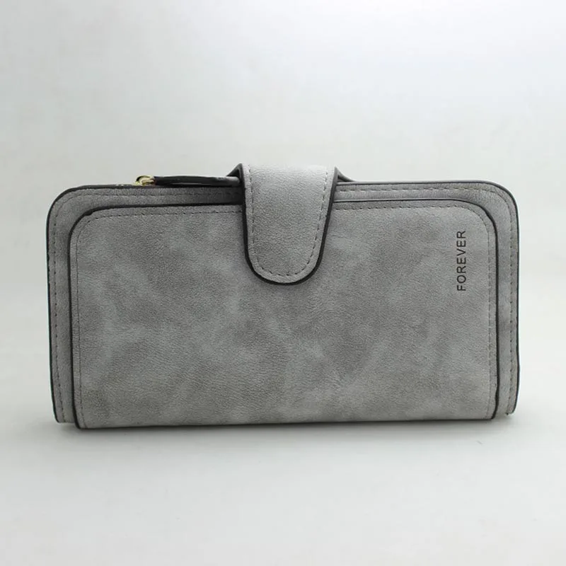 Лидер продаж Женский Длинный кошелек для девушек из искусственной кожи с пряжкой