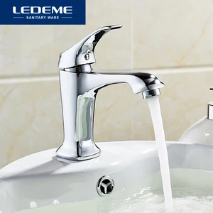 LEDEME Смеситель для умывальника латунь Цвет: хром L1042
