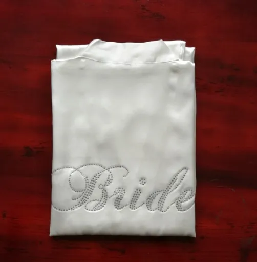 Женские короткие блестящие халаты разных цветов для свадебной вечеринки банный