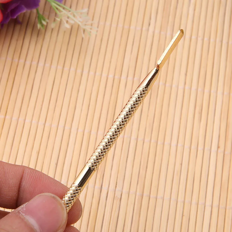 1 шт. из нержавеющей стали кутикулы толкатель триммер для удаления педикюра