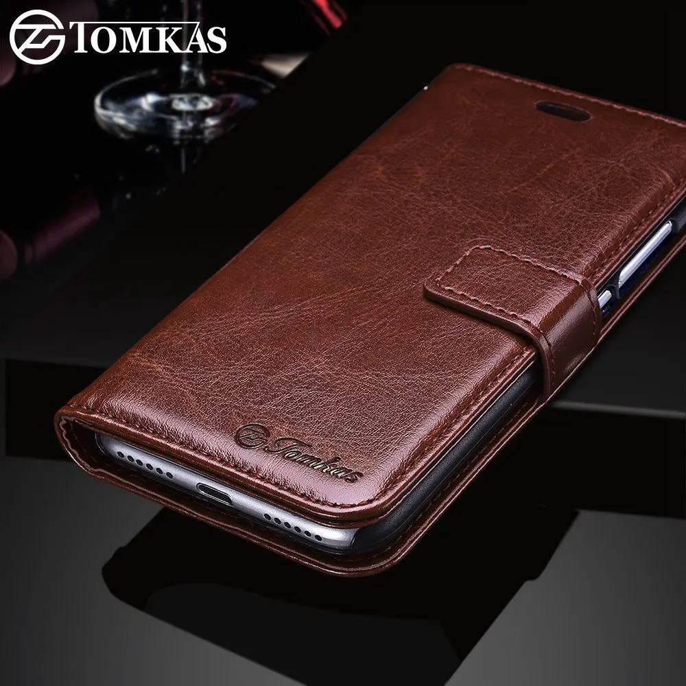 TOMKAS чехлы-флип для Xiaomi Redmi Note 5A Чехол кожаный кошелек карта карман чехол-подставка