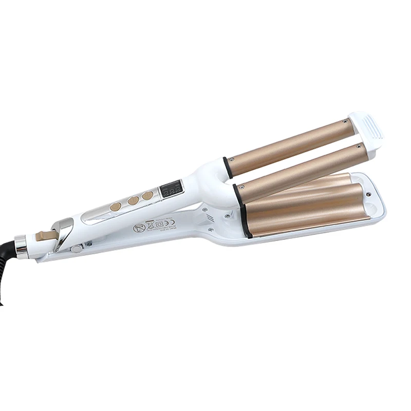 220 В головка кровати глубокая волнистая железная Керамическая щипцы для