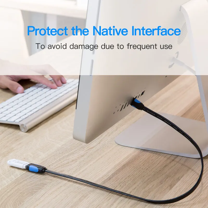 Vention USB 2 0 3 Удлинительный кабель удлинитель с разъемом Папа мама удлиненный для