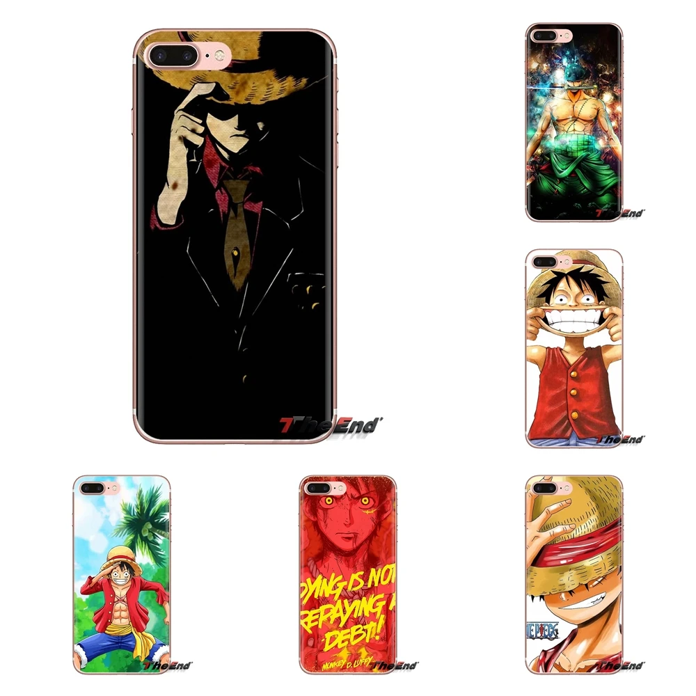 For Samsung Galaxy S3 S4 S5 Mini S6 S7 Edge S8 S9 S10 Plus Note 3 4 5 8 9 One piece monkey d luffy ace zoro Silicone Shell Cases |