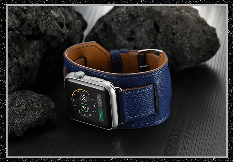URVOI манжета для Apple Watch band series 6 5 4 3 2 1 SE ремешок iwatch ремень качество Натуральная