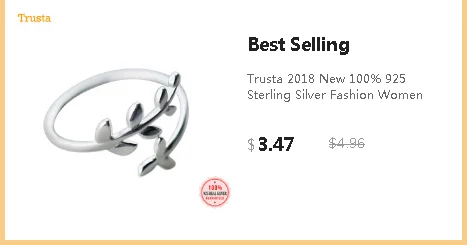 Trustdavis твердое Стерлинговое Серебро 925 X полые Крос CZ Кольцо для открытия Размер ювелирный подарок на палец для женщин девушек леди DS954