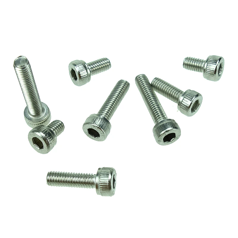 M10 M12 M14 M16 DIN912 304 Винты с шестигранной головкой из нержавеющей стали с внутренней шестигранной головкой велосипедный болт Метрическая резьба