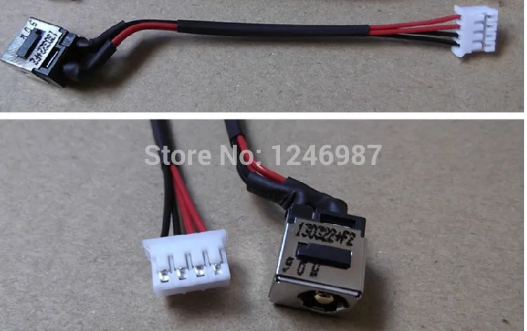 

WZSM Free Shipping New DC Power Jack with Cable for IBM Lenovo Ideapad Y450