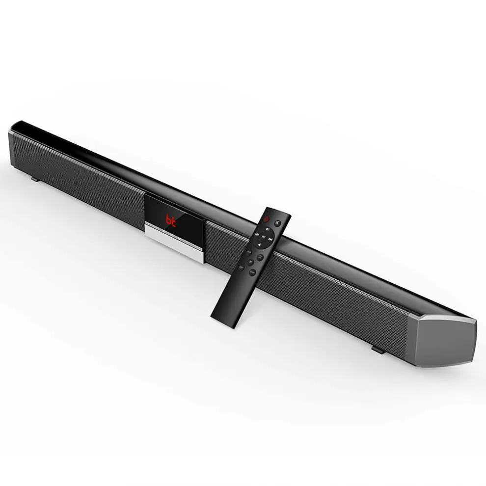 

SR100 PLUS Home Theater Wireless Subwoofer Bluetooth Soundbar Speaker with 4pcs Full Frequency Horn 2pcs Bass for TV PC Phone